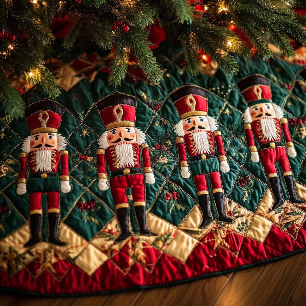 Classic Nutcrackers Christmas Tree Skirt - Made to Order TREEK101