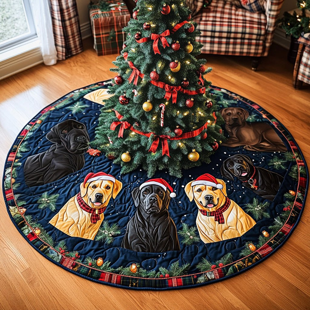 Faithful Holiday Friend Christmas Tree Skirt - Made to Order TREEK101