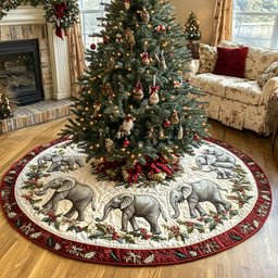 Christmas Herd Christmas Tree Skirt - Made to Order TREEK101