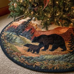Crimson Trail Christmas Tree Skirt - Made to Order TREEK101