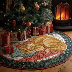 Cozy Glow Christmas Tree Skirt - Made to Order TREEK101