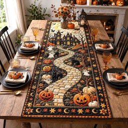 Haunted Manor Pathway Table Runner - Made to Order TABLE928