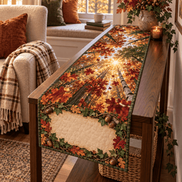 Autumn Canopy Reading Nook Table Runner TABLE928