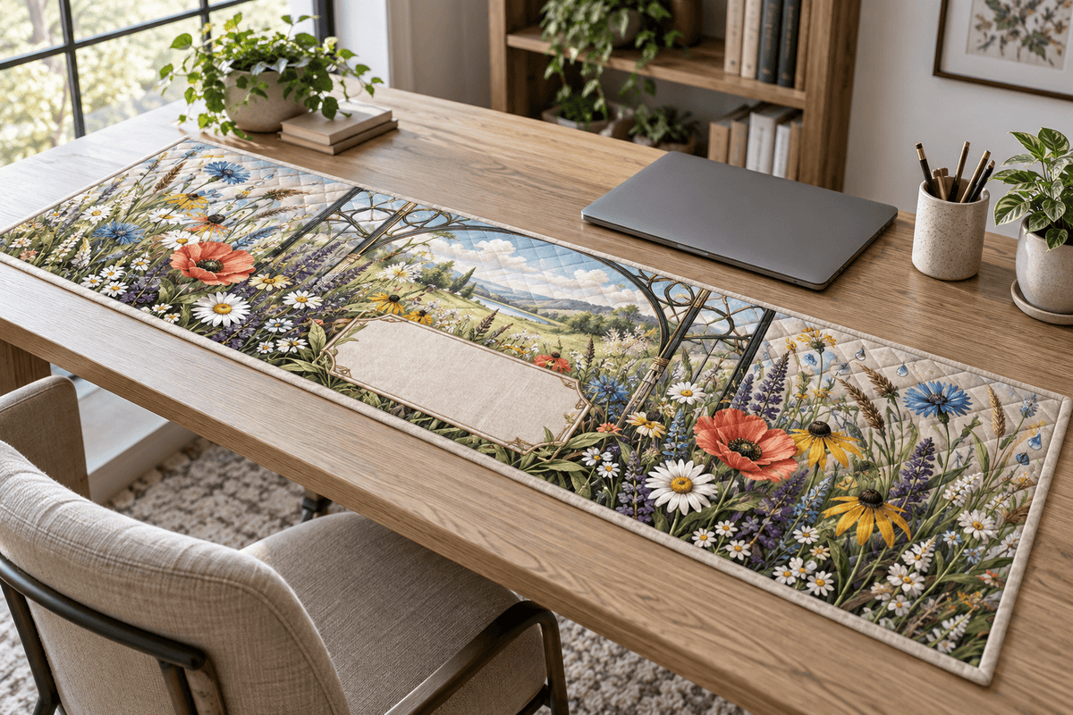 Wildflower Home Office Table Runner TABLE928