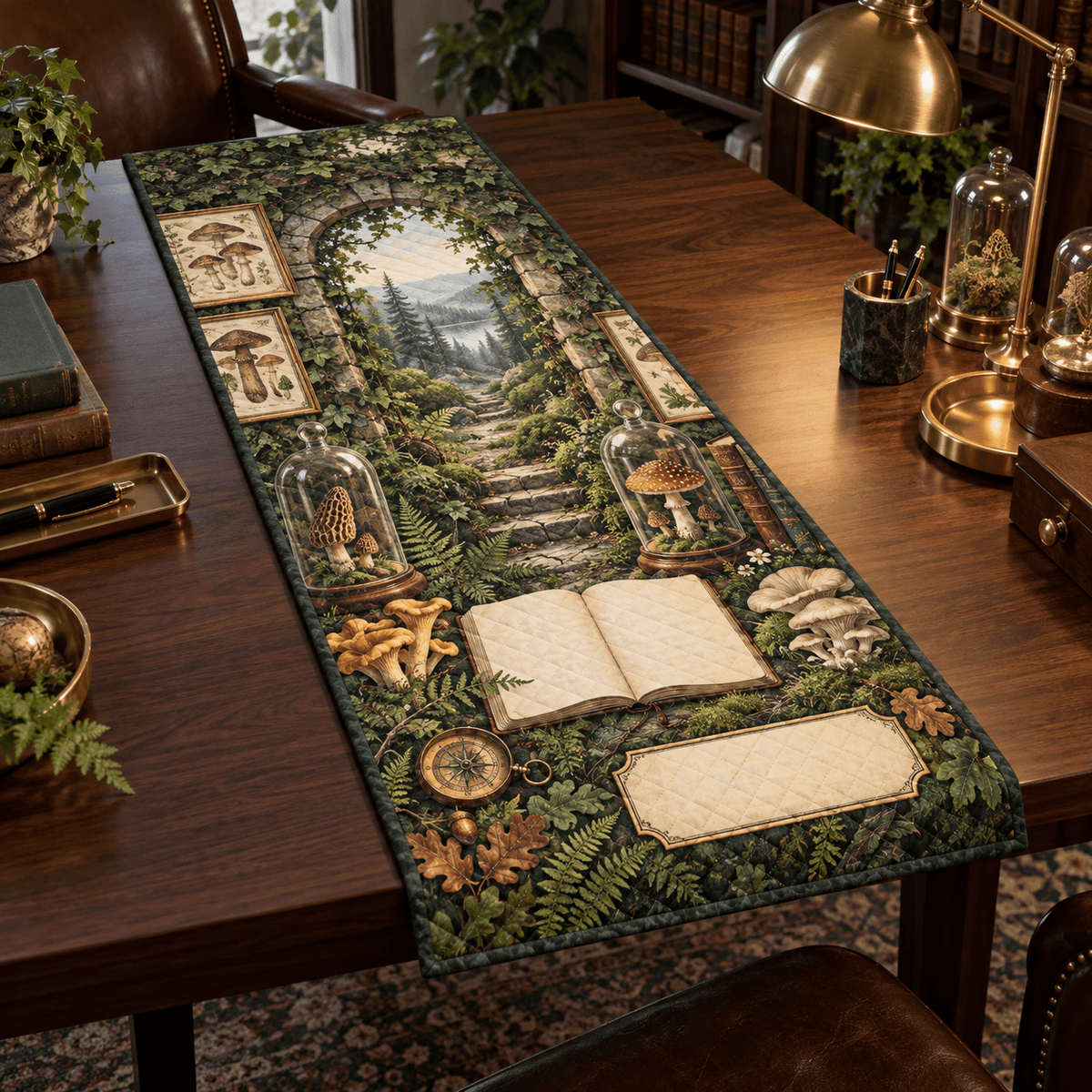 Mycologist Study Table Runner TABLE928