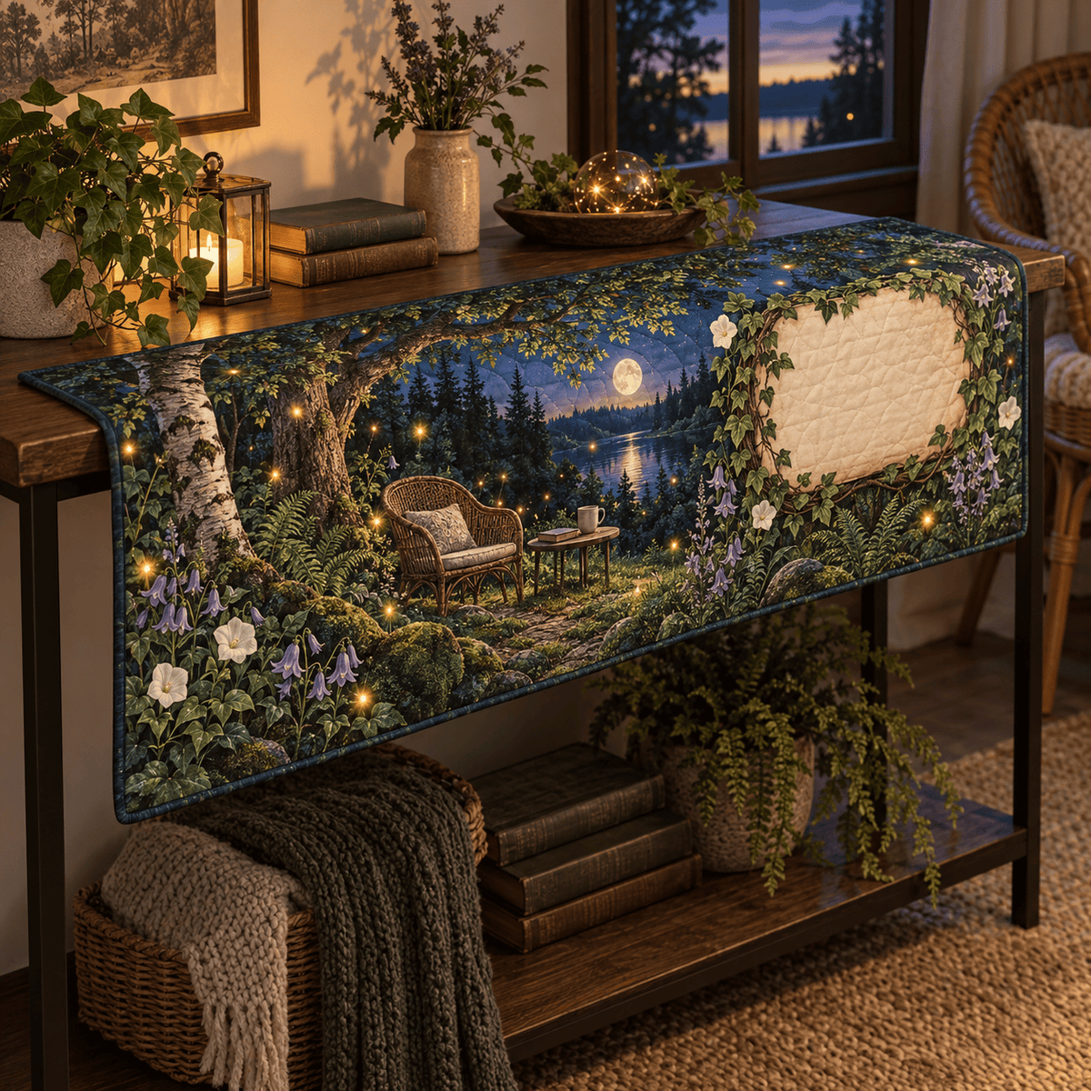 Firefly Clearing Quiet Corner Table Runner TABLE928