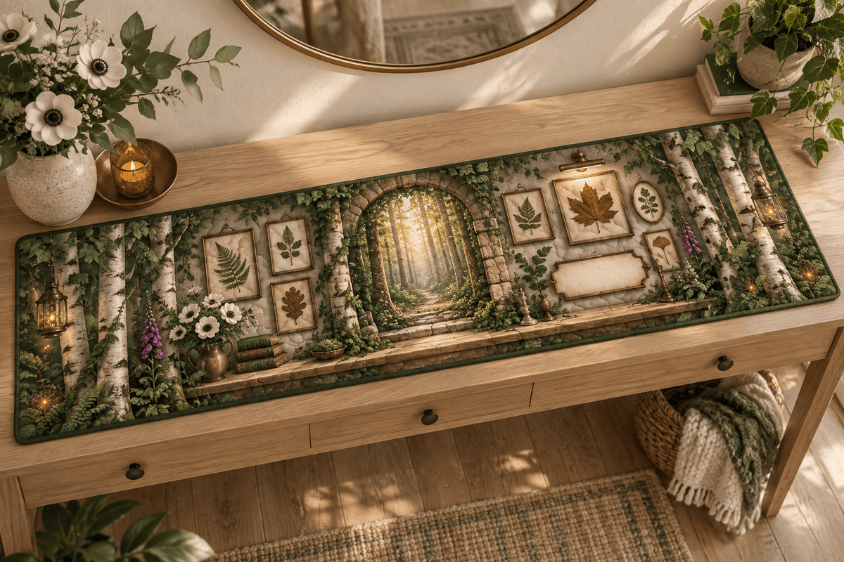 Pressed Leaves Apartment Gallery Table Runner TABLE928