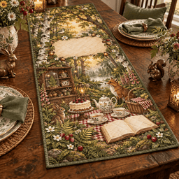 Woodland Tea Picnic Collector Birthday Table Runner TABLE928