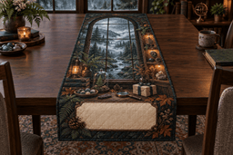 Rainy Forest Collector Birthday Table Runner TABLE928