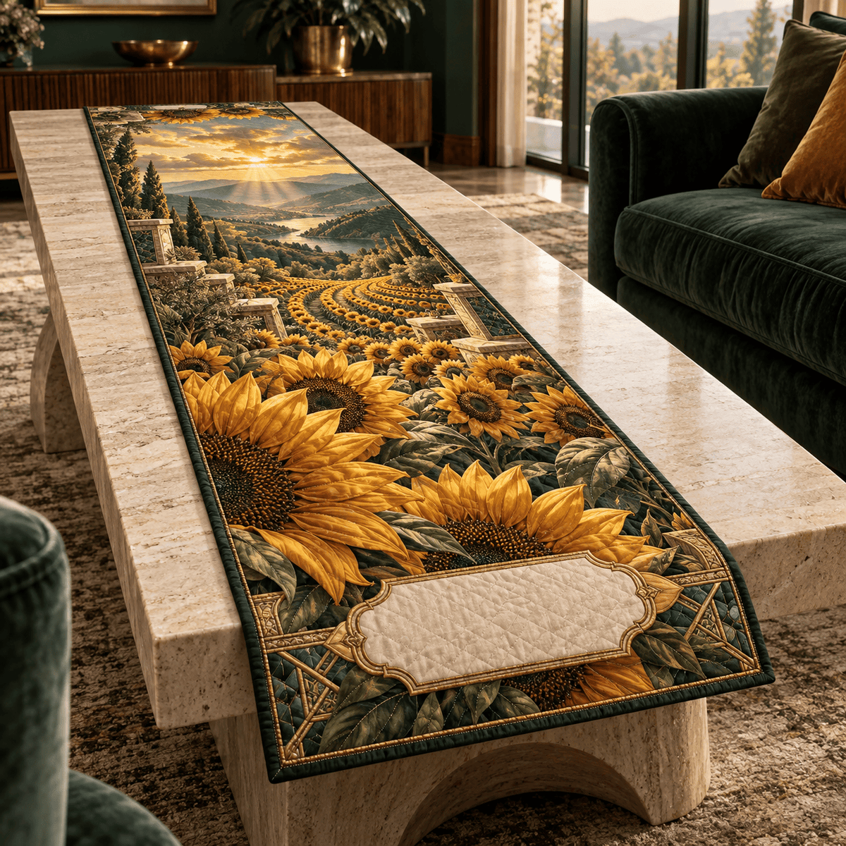 Sunflower Living Room Table Runner TABLE928