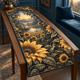 Sunflower Shadowbox Table Runner TABLE928