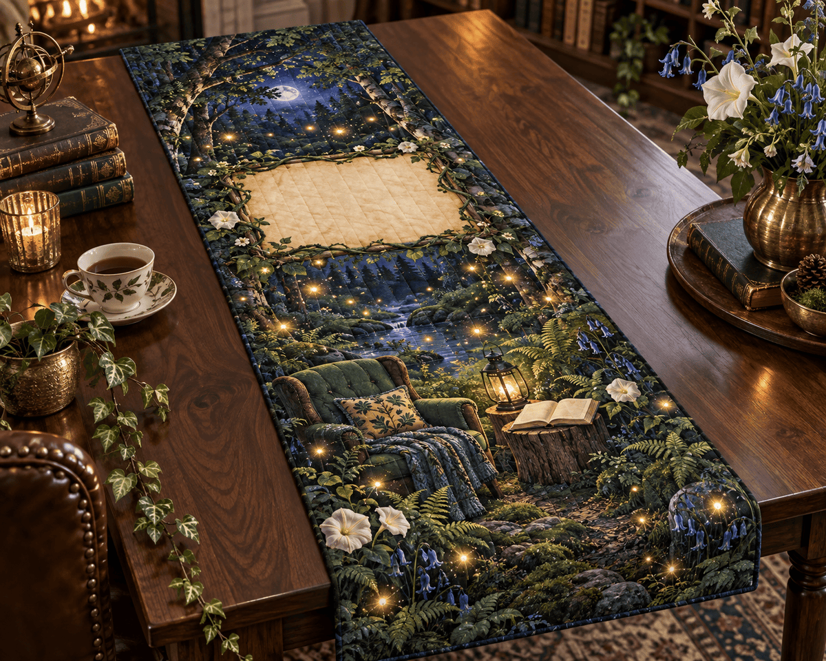 Firefly Clearing Reading Nook Table Runner TABLE928