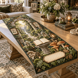 Mushroom Naturalist Gallery Table Runner TABLE928