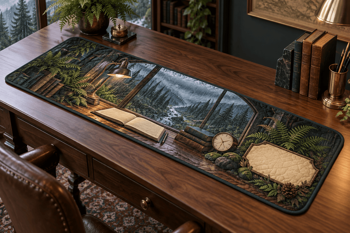 Rainy Forest Home Office Table Runner TABLE928