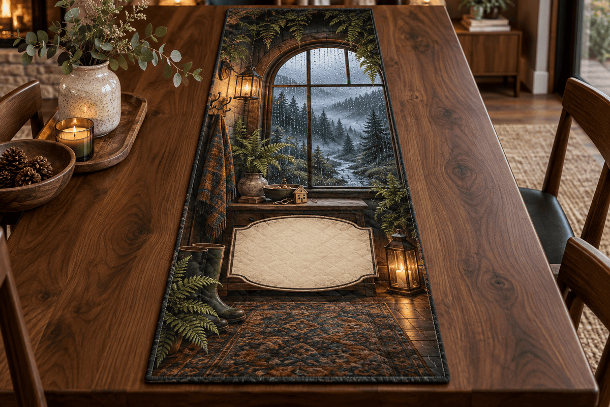 Rainy Forest Welcome Home Table Runner TABLE928