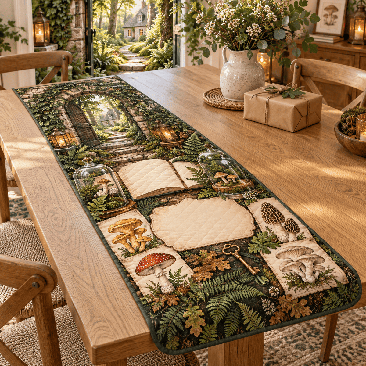 Mushroom Housewarming Table Runner TABLE928