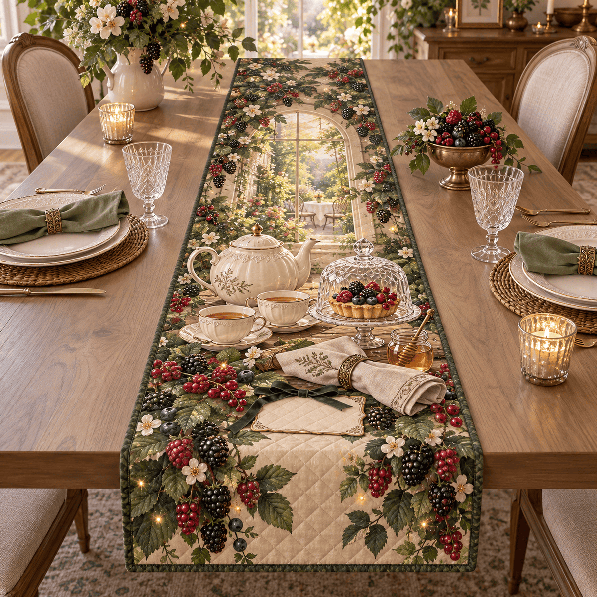 Wild Berry Host Thank-You Table Runner TABLE928