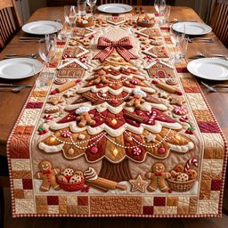 Gingerbread Tree Table Runner - Made to Order TABLE928