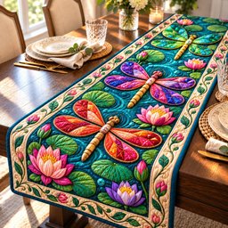 Dragonfly Meadow Dreams Table Runner - Made to Order TABLE928