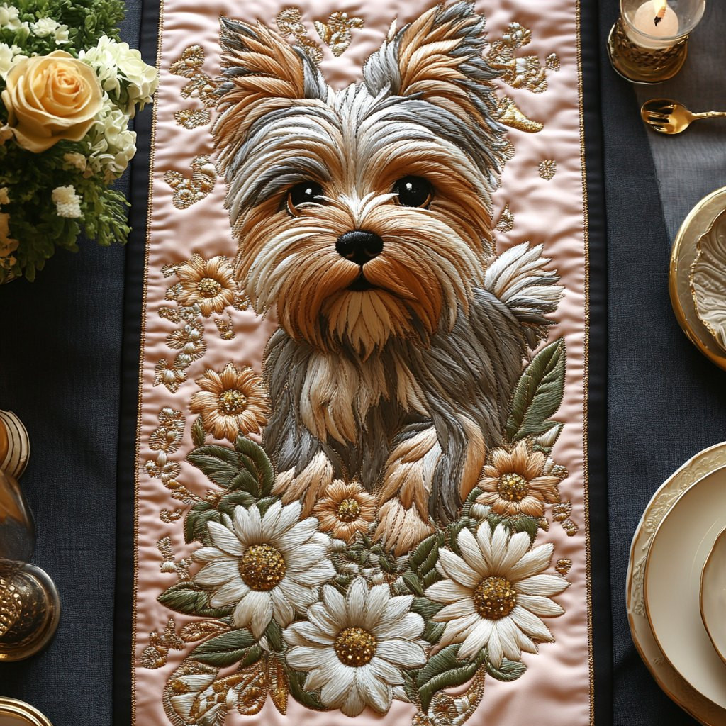 Yorkie Pride Table Runner - Made to Order TABLE928