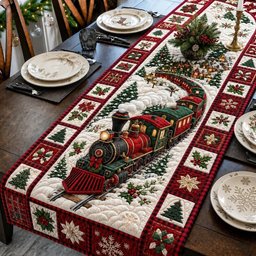 Christmas Train Magic Table Runner - Made to Order TABLE928
