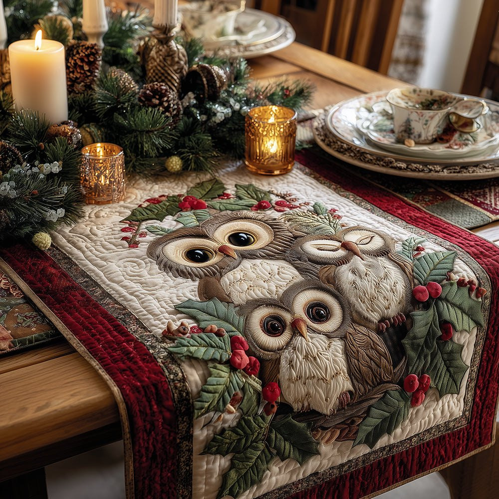 Woodland Owl Table Runner - Made to Order TABLE928