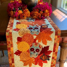 Golden Petal Spirits Table Runner - Made to Order TABLE928