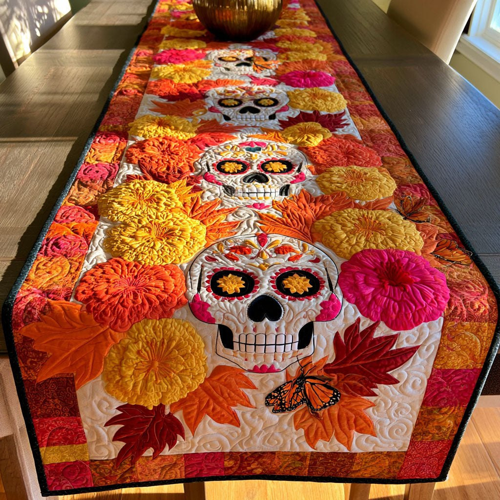 Sugar Skull Harvest Table Runner - Made to Order TABLE928