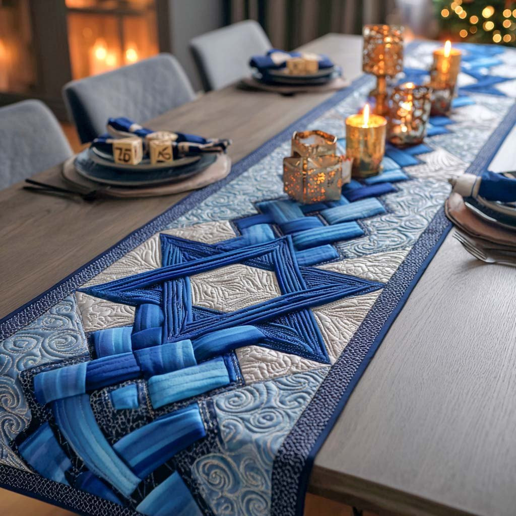 Woven Star Harmony Table Runner - Made to Order TABLE928