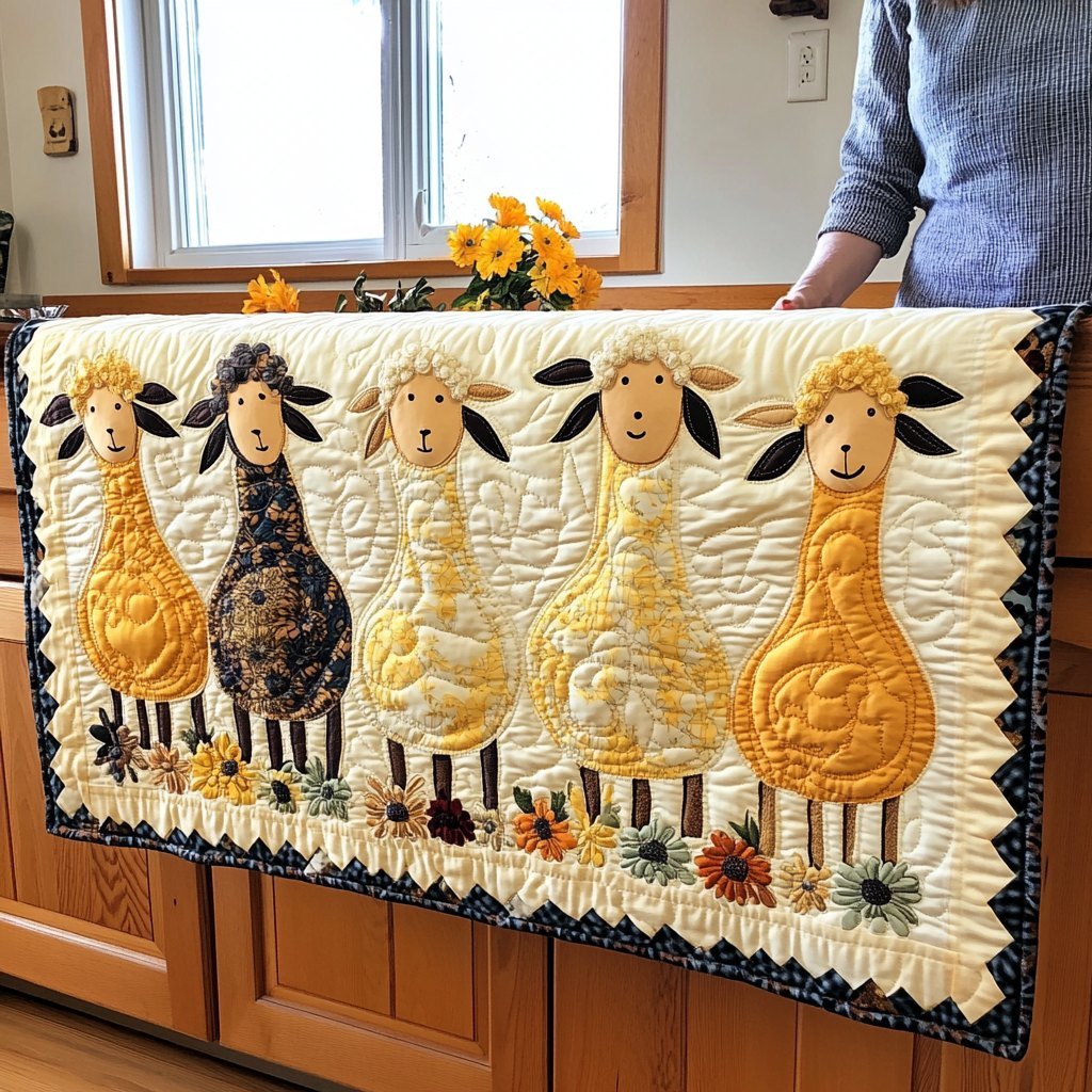 Wooly Friends Table Runner - Made to Order TABLE928