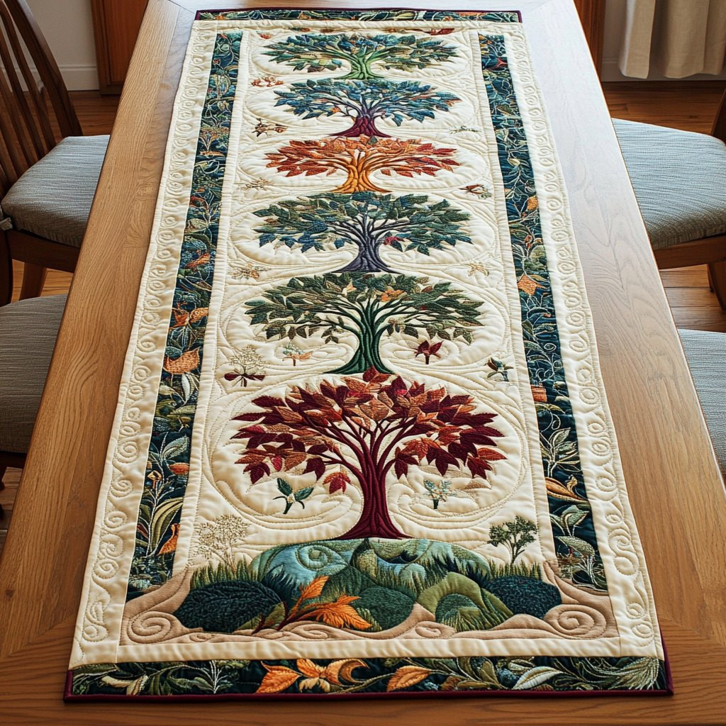 Woodland Bloom Table Runner - Made to Order TABLE928