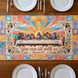 You Can Sit With Us Sunrise Table Runner - Made to Order TABLE928