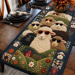 Sheep Grove Table Runner - Made to Order TABLE928