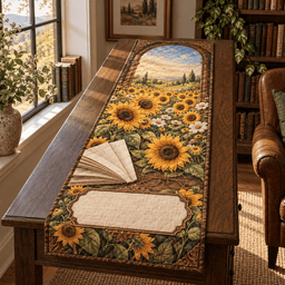 Sunflower Reading Nook Table Runner TABLE928