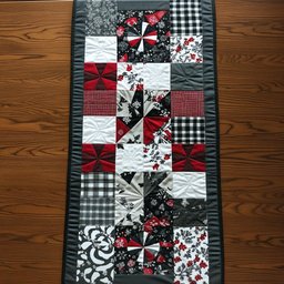 Winter Snowy Path Table Runner - Made to Order TABLE928