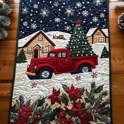 Winter Wonderland Drive Table Runner - Made to Order TABLE928
