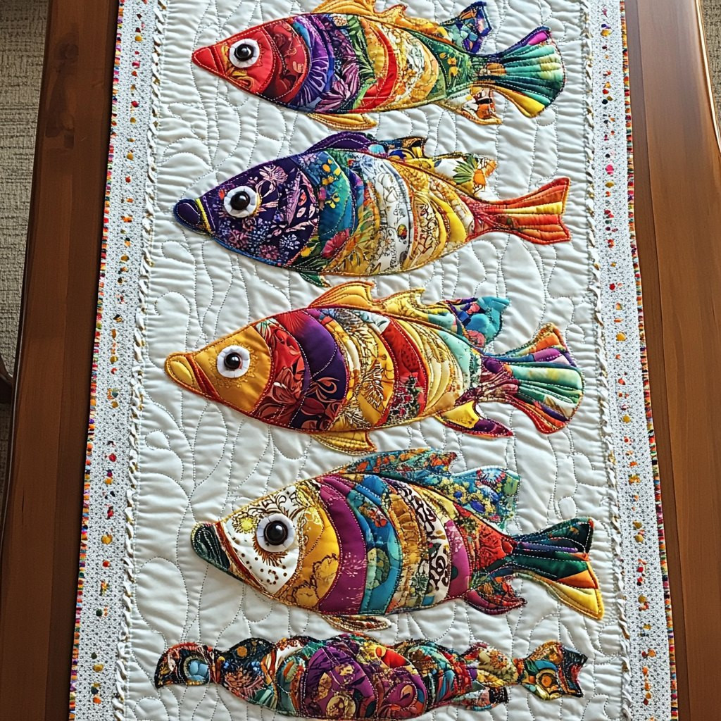 Wild Fish Table Runner - Made to Order TABLE928