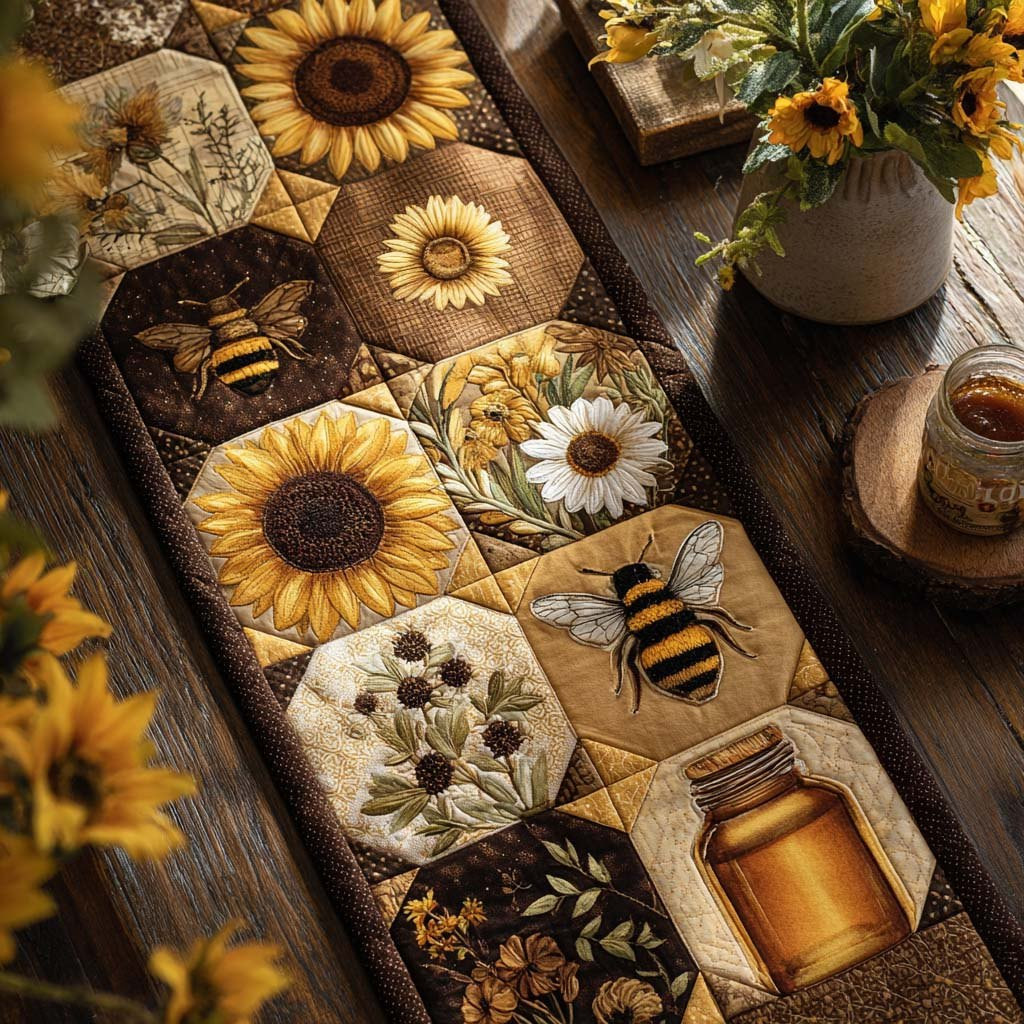 Yellow Whispers Table Runner - Made to Order TABLE928