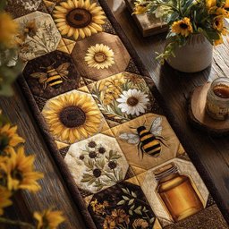 Yellow Whispers Table Runner - Made to Order TABLE928