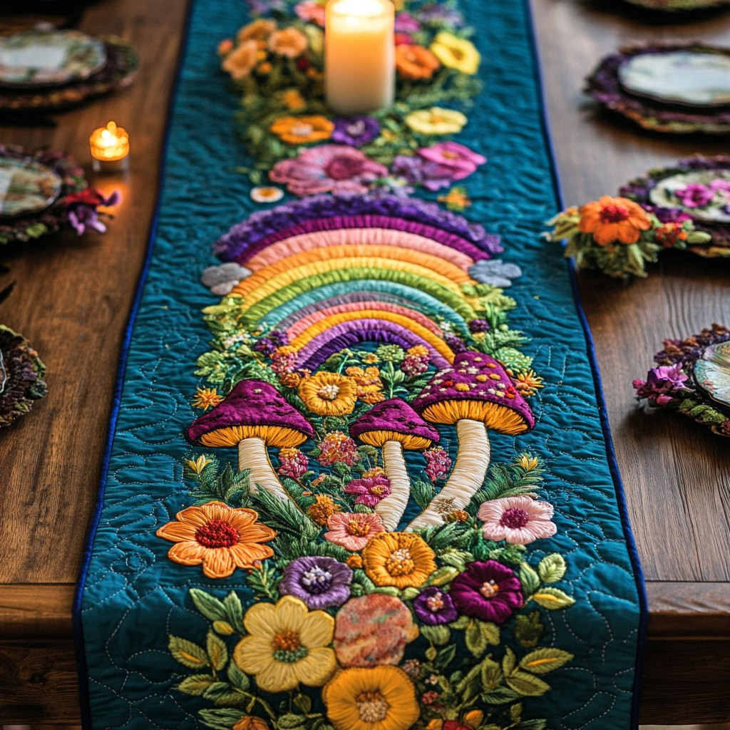 Wildflower Bliss Table Runner - Made to Order TABLE928