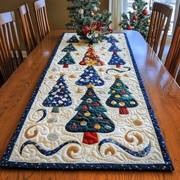 Winter Wonderland Trees Table Runner - Made to Order TABLE928