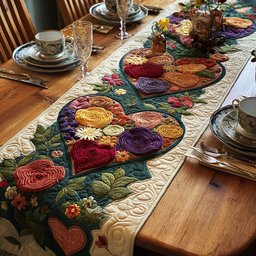 Warm Pieces Table Runner - Made to Order TABLE928