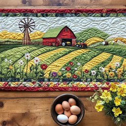 Wheat Fields Table Runner - Made to Order TABLE928