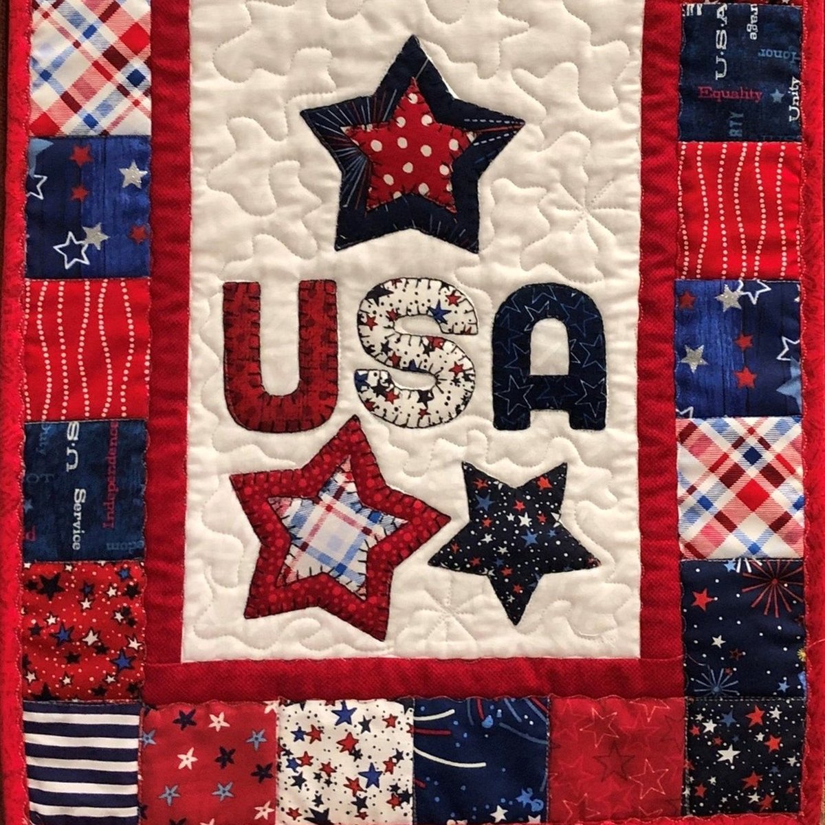 United We Stand Table Runner - Made to Order TABLE928