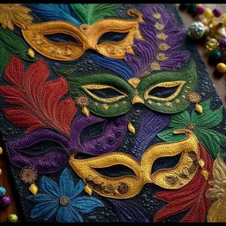 Twilight in New Orleans Table Runner - Made to Order TABLE928