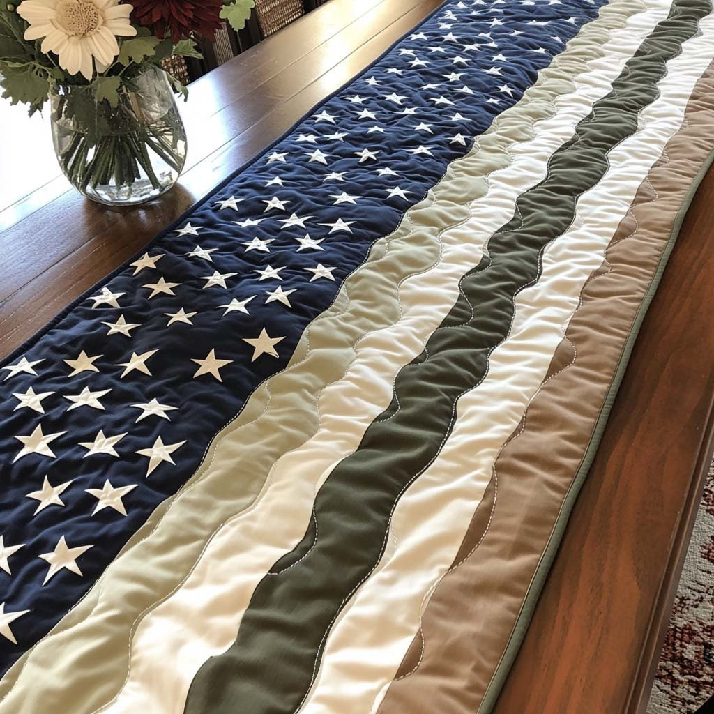 Wavy Valor Table Runner - Made to Order TABLE928