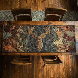 Twilight Stag Table Runner - Made to Order TABLE928