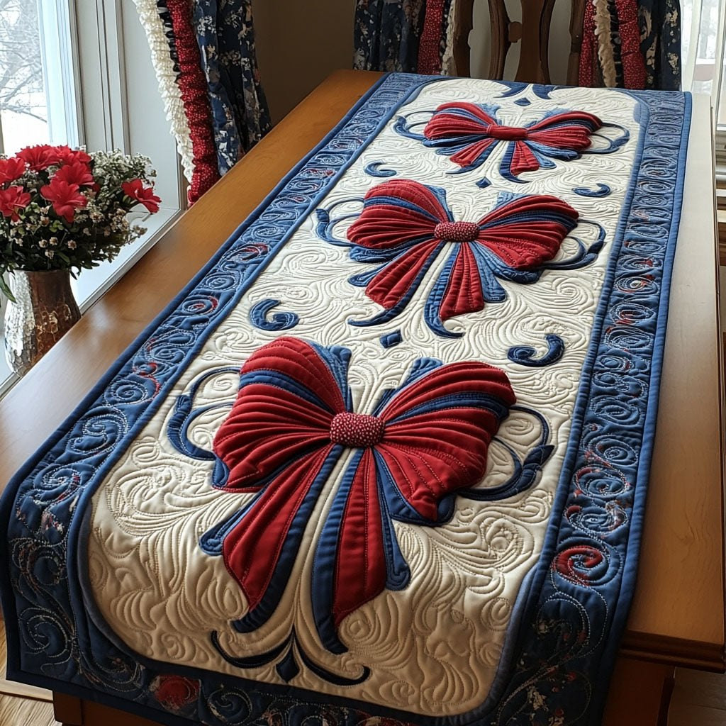 Vintage Glory Bows Table Runner - Made to Order TABLE928