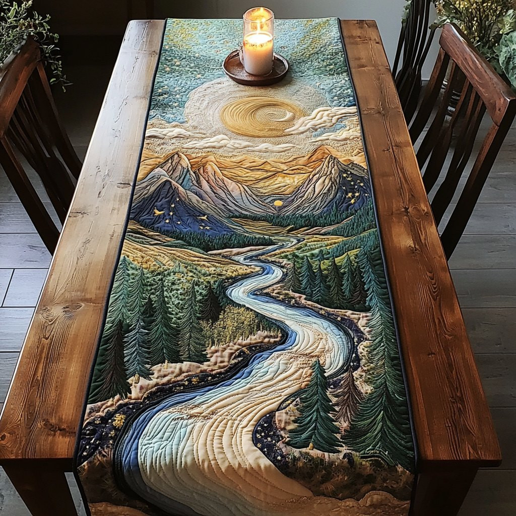 Twilight Flow Table Runner - Made to Order TABLE928