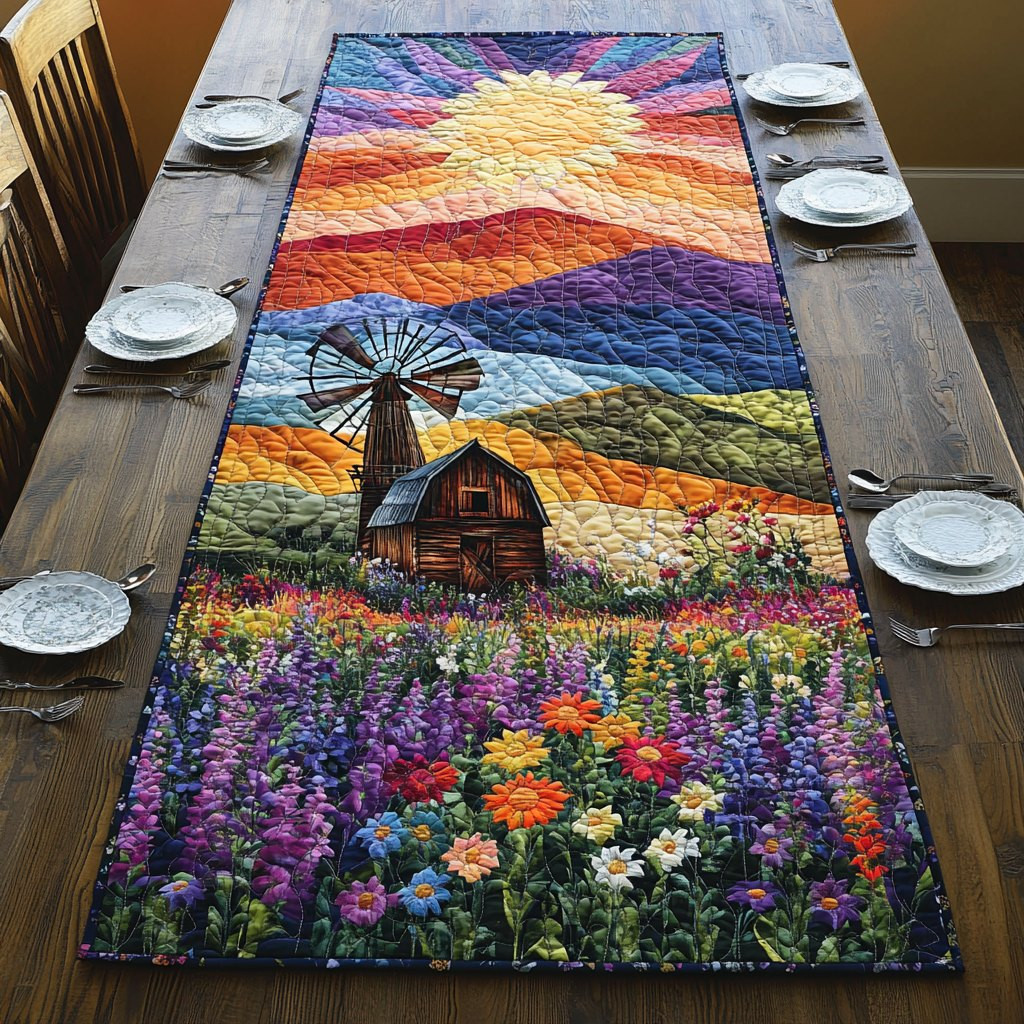 Turning Winds Table Runner - Made to Order TABLE928